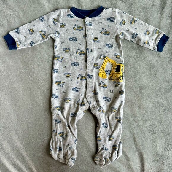 4/$10 - Child of Mine by Carter’s Construction Snap-Up Footie - Picture 2 of 5